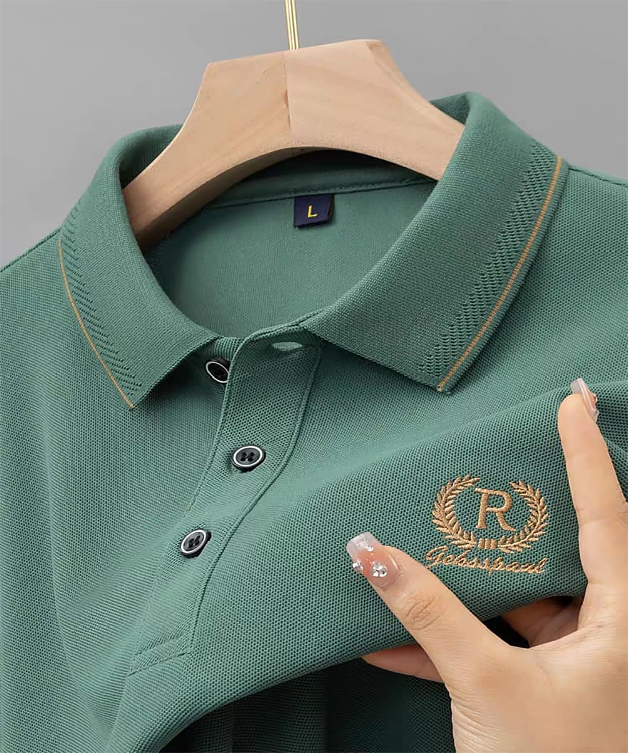 Super Premium Quality PK Cotton Polo Shirt For Men's [R-Olive]